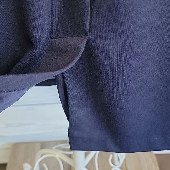 Jennifer Lopez pencil midi dress in navy blue Women's Size 12 - Picture 7 of 12